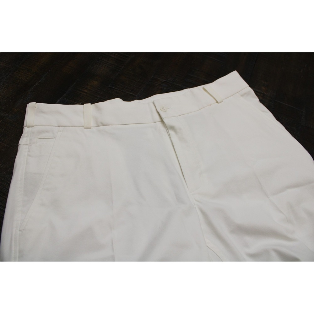 Nike Golf Pants Mens 36x34 White Chino Straight Leg Casual Performance Golf